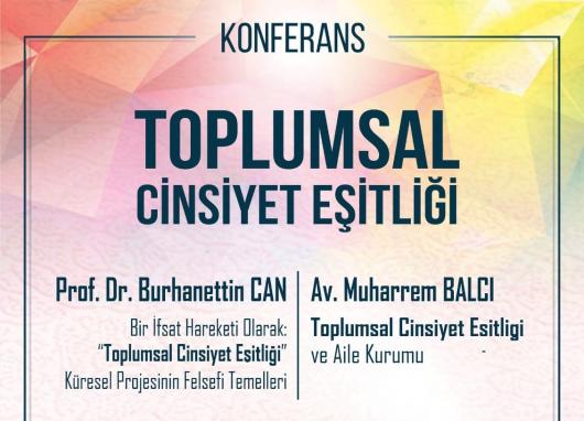 Konferans: Toplumsal Cinsiyet Eşitliği 