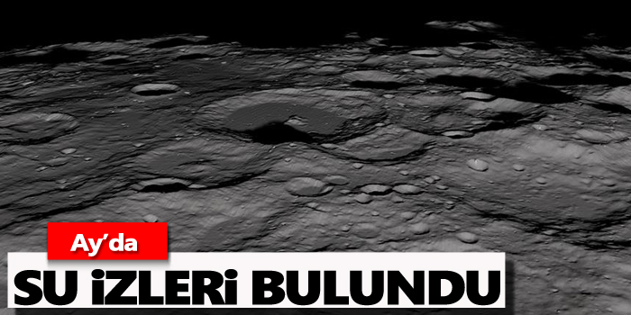 Ay'da Su İzi Bulundu