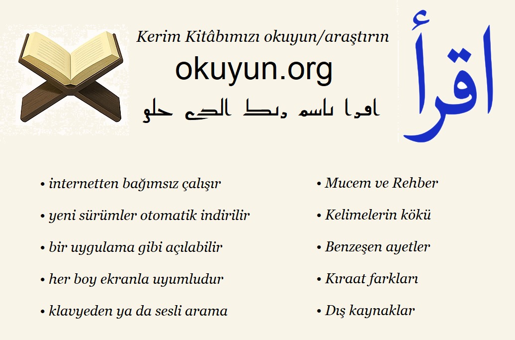 Kur'an-ı Kerim'i Anlamak İçin ''okuyun.org'' Açıldı.